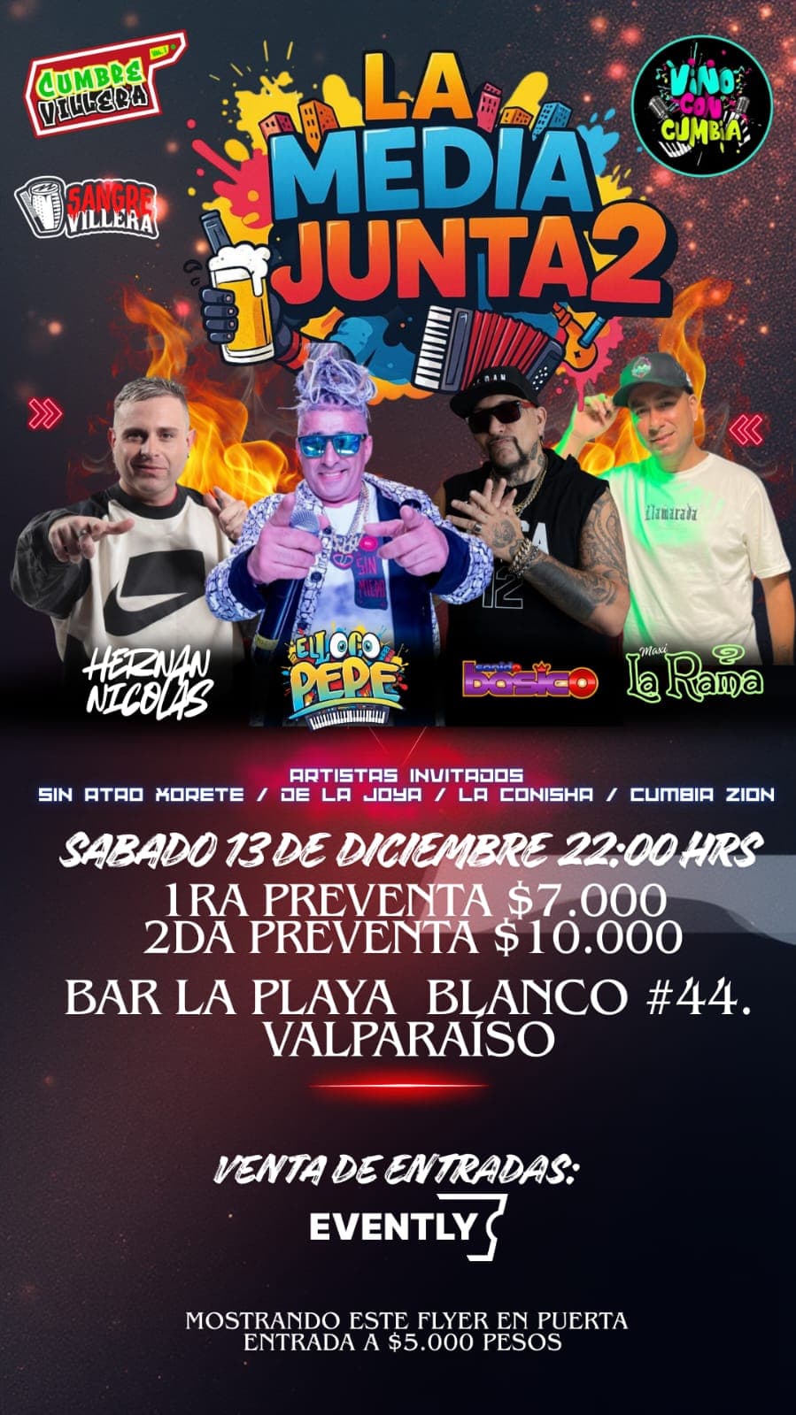 LA MEDIA JUNTA VALPARAISO  image}